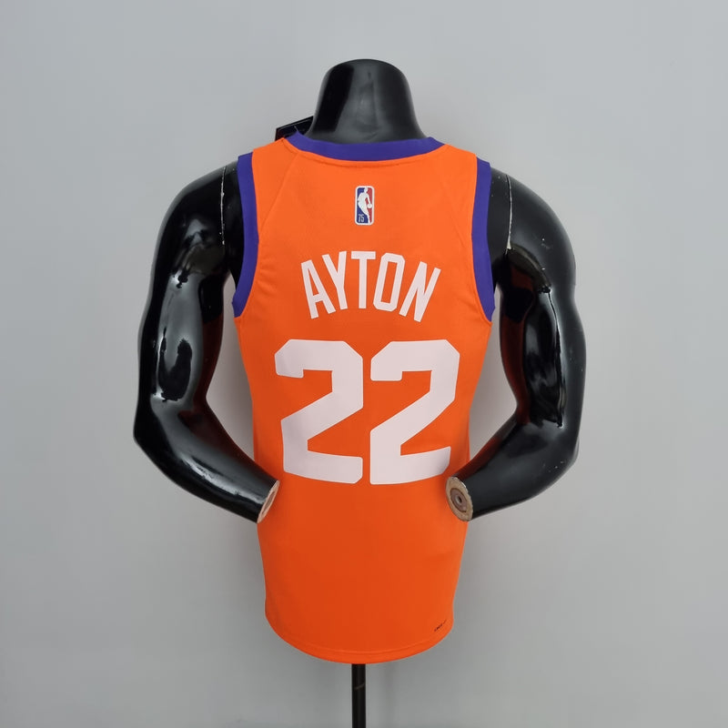 CAMISA PHOENIX SUNS - LARANJA COM JORDAN BRILHANTE - CITY EDITION 75TH ANNIVERSARY - 2022