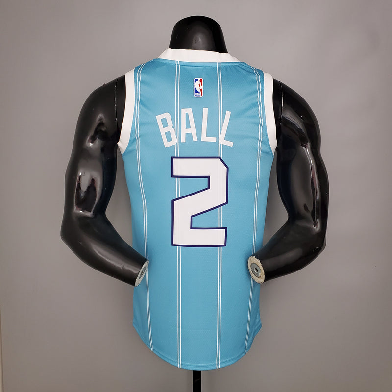 CAMISA CHARLOTTE HORNETS - AZUL BEBÊ -