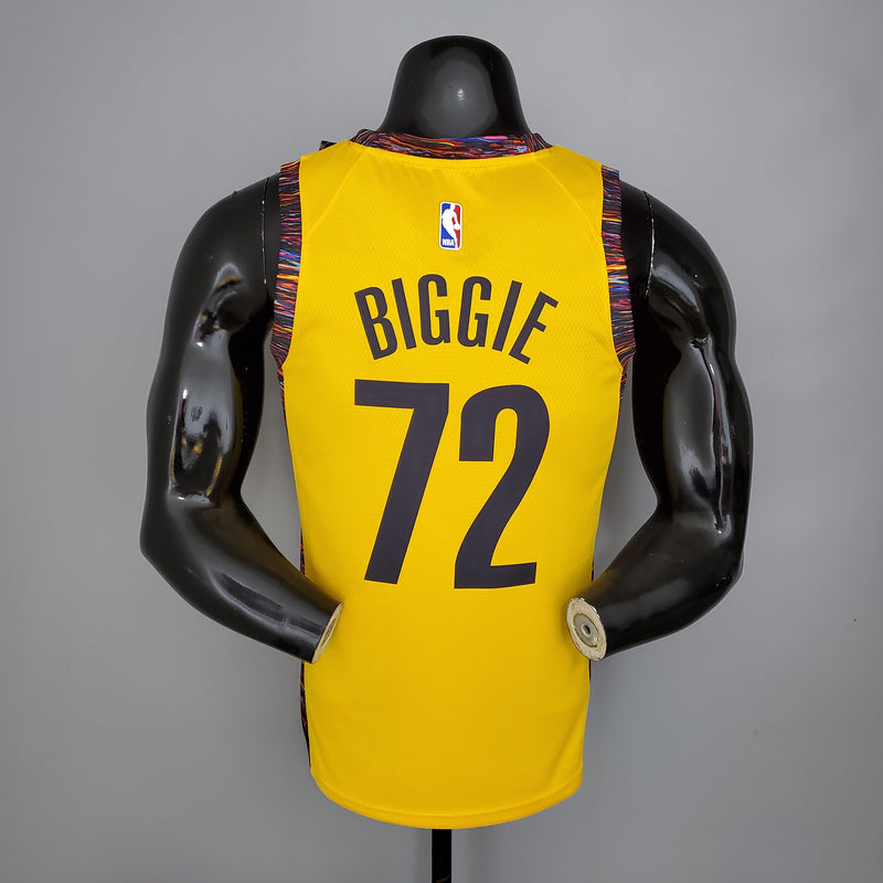 CAMISA BROOKLYN NETS - EDIÇÃO COMEMORATIVA AMARELO 2021 -