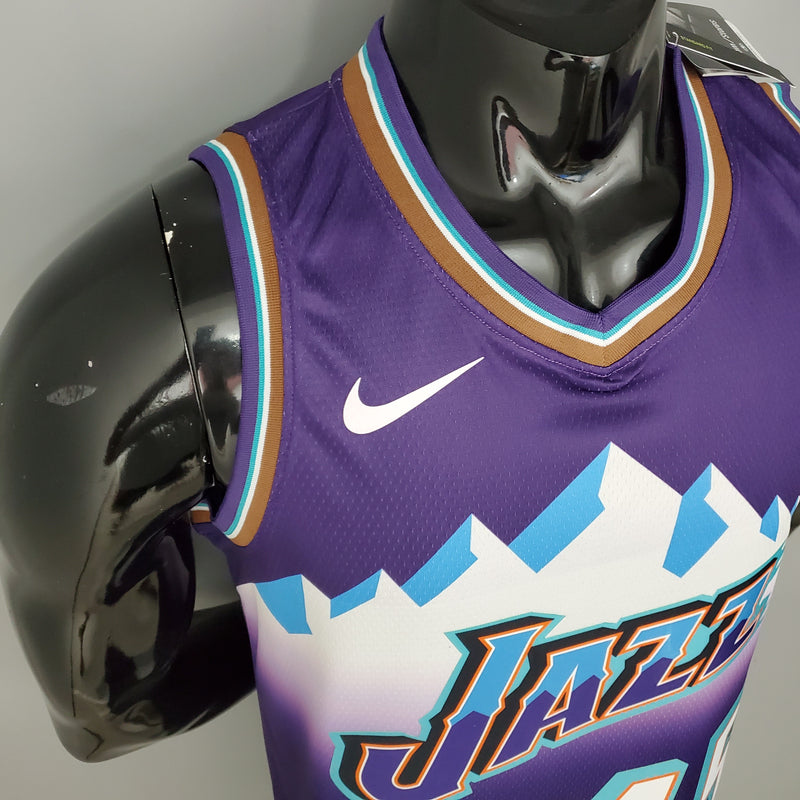 CAMISA UTAH JAZZ - RETRÔ - ROXA -