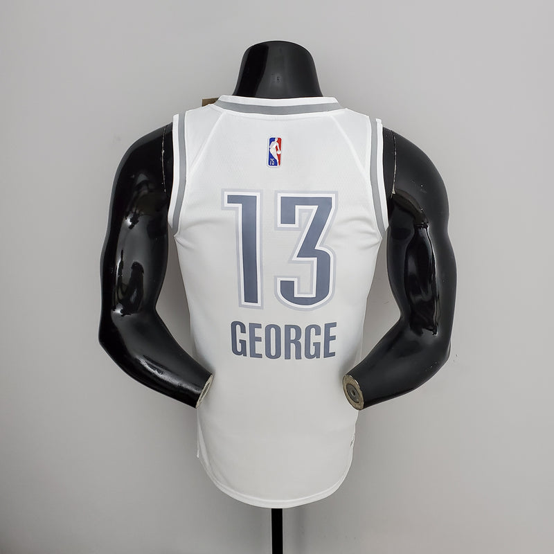 CAMISA OKLAHOMA CITY THUNDER - BRANCA COM NIKE BRILHANTE - CITY EDITION 75TH ANNIVERSARY - 2022