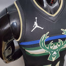 CAMISA MILWAUKEE BUCKS - PRETA - JORDAN VERSION-