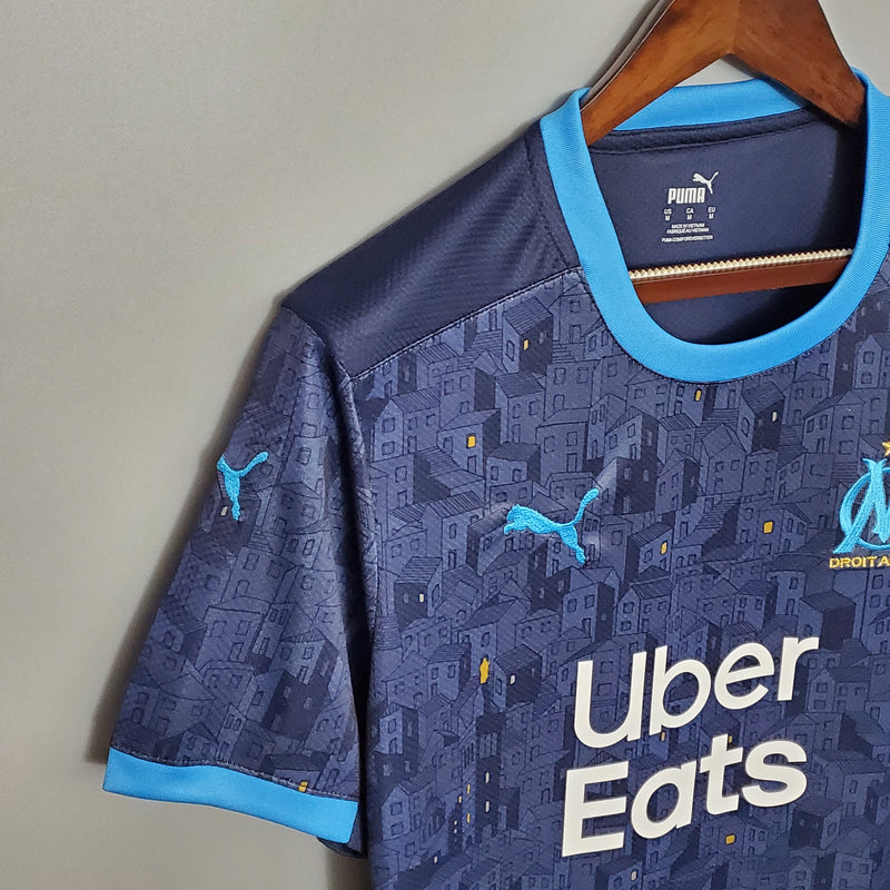 CAMISA OLYMPIQUE MARSEILLE - FORA/ AWAY - TORCEDOR - 20/21