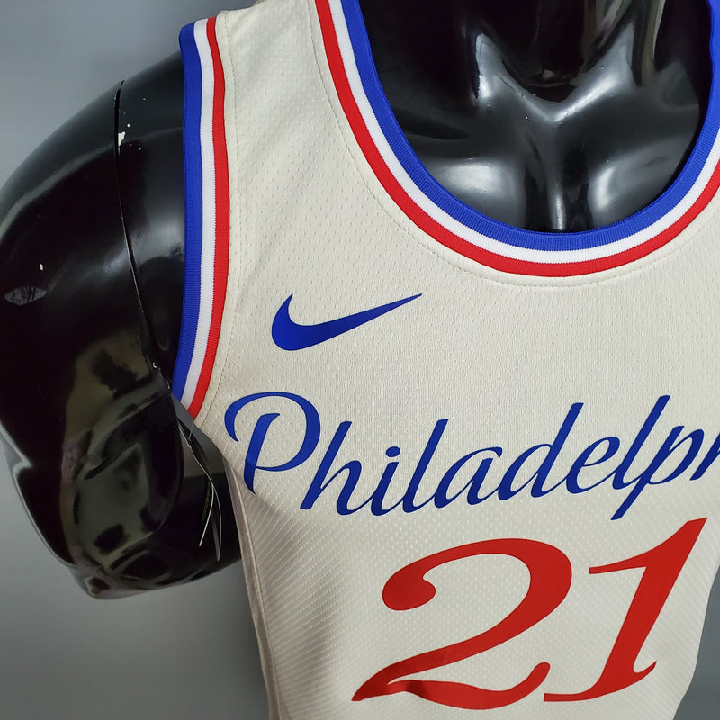 CAMISA PHILADELPHIA 76ERS - BRANCA -