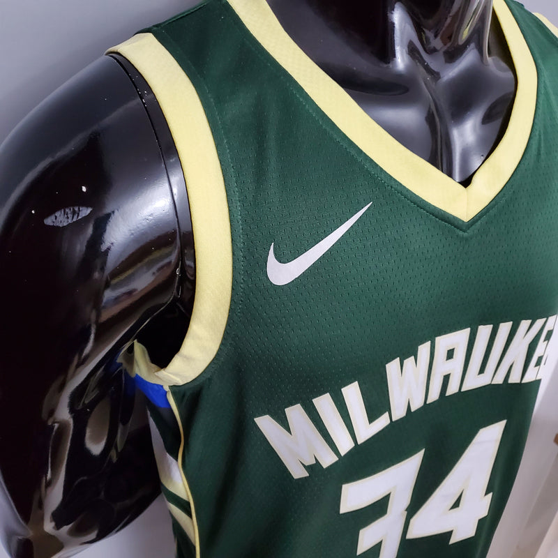 CAMISA MILWAUKEE BUCKS - VERDE -