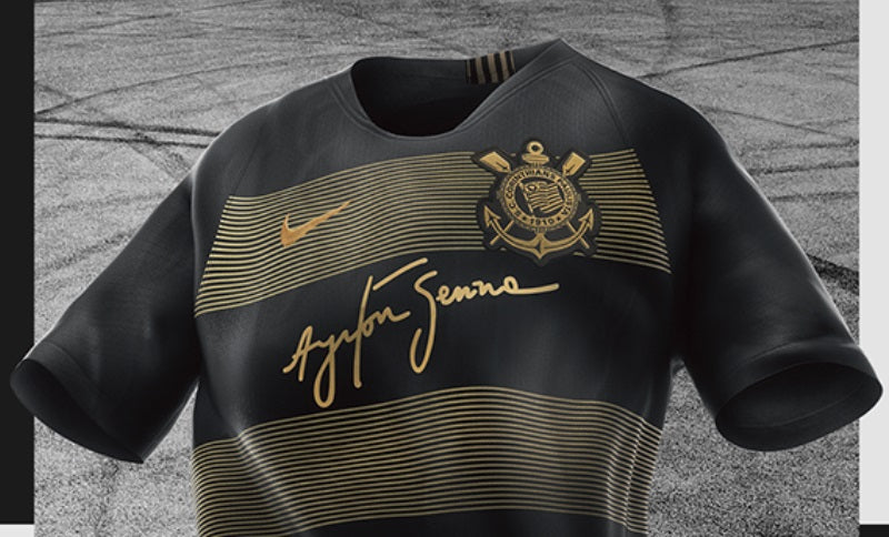 CAMISA CORINTHIANS - EDIÇÃO ESPECIAL AYRTON SENNA - TORCEDOR - 18/19