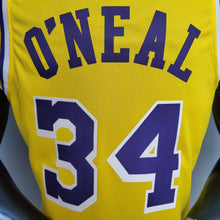 Carregar imagem no visualizador da galeria, CAMISA LOS ANGELES LAKERS - AMARELA - COMEMORATIVA KB - #34 O&#39;NEAL
