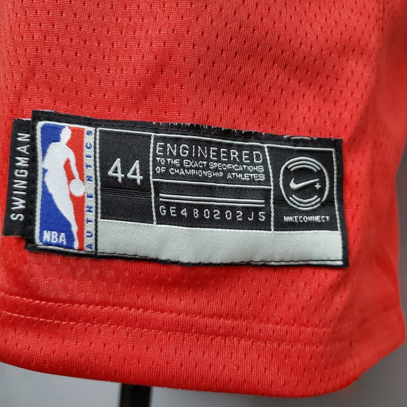CAMISA CHICAGO BULLS - VERMELHA COM PRETO -