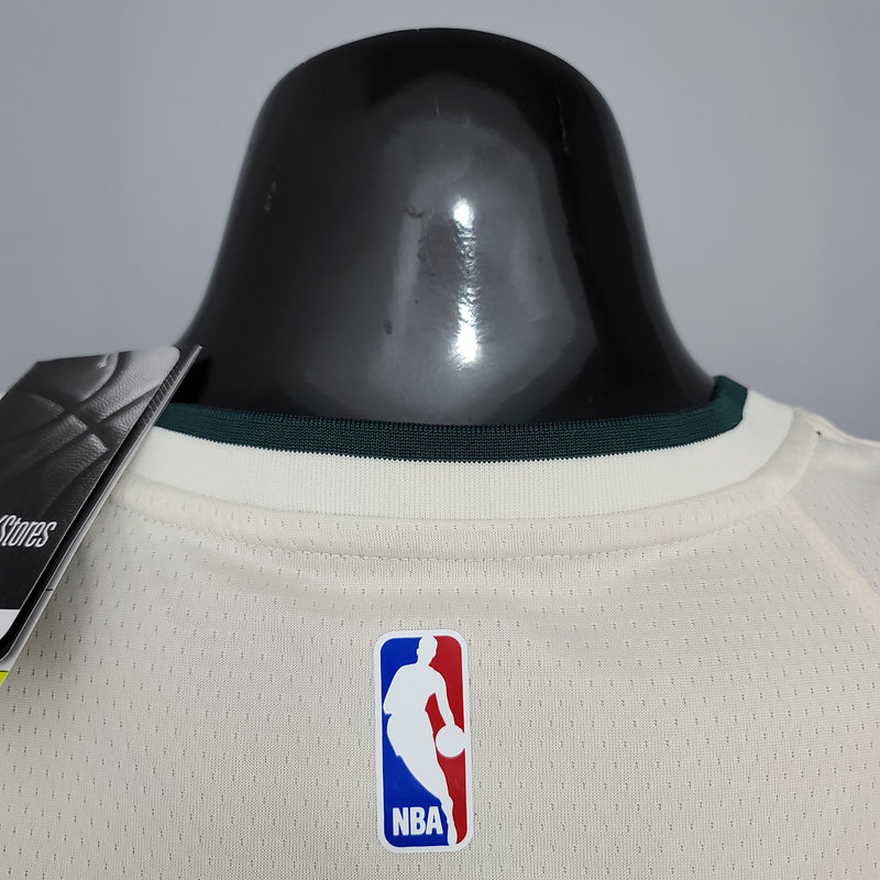 CAMISA MILWAUKEE BUCKS - BRANCA -