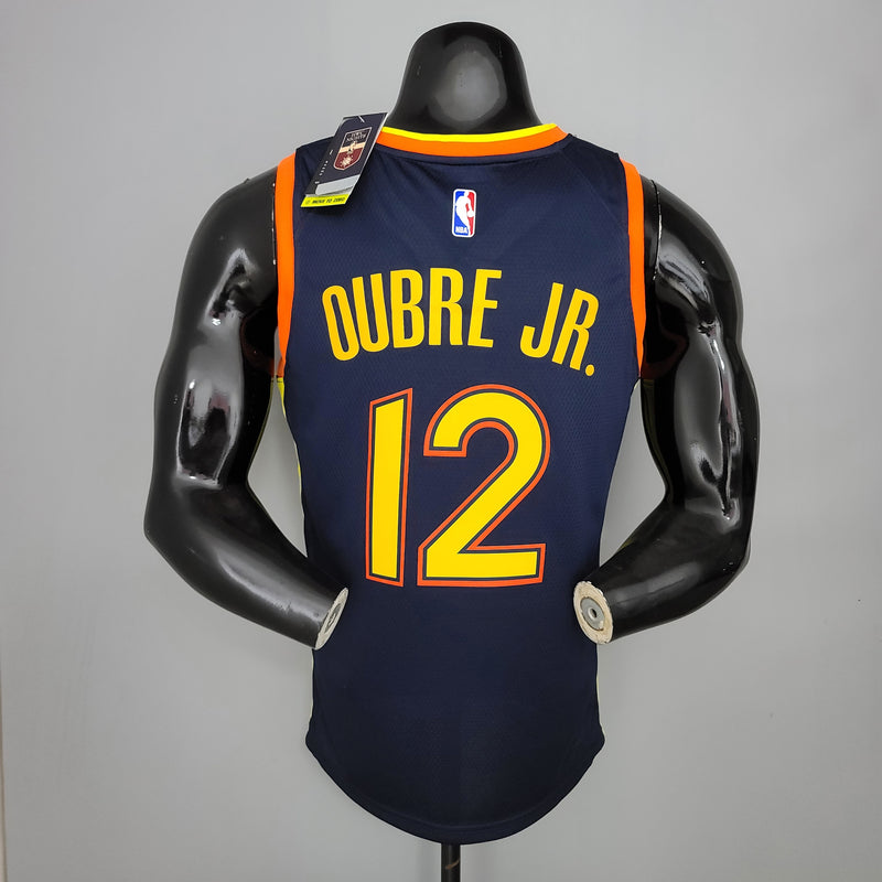 CAMISA GOLDEN STATE WARRIORS - AZUL/ LARANJA/ AMARELA - 2021 -