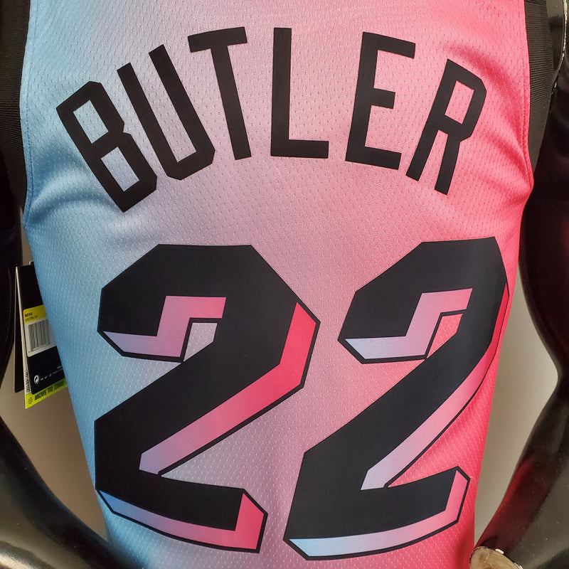 CAMISA MIAMI HEAT - EDIÇÃO ESPECIAL - ROSA DEGRADÊ -