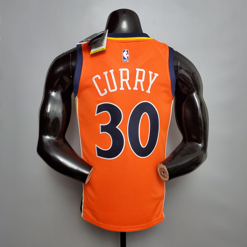CAMISA GOLDEN STATE WARRIORS - LARANJA - 2021 -
