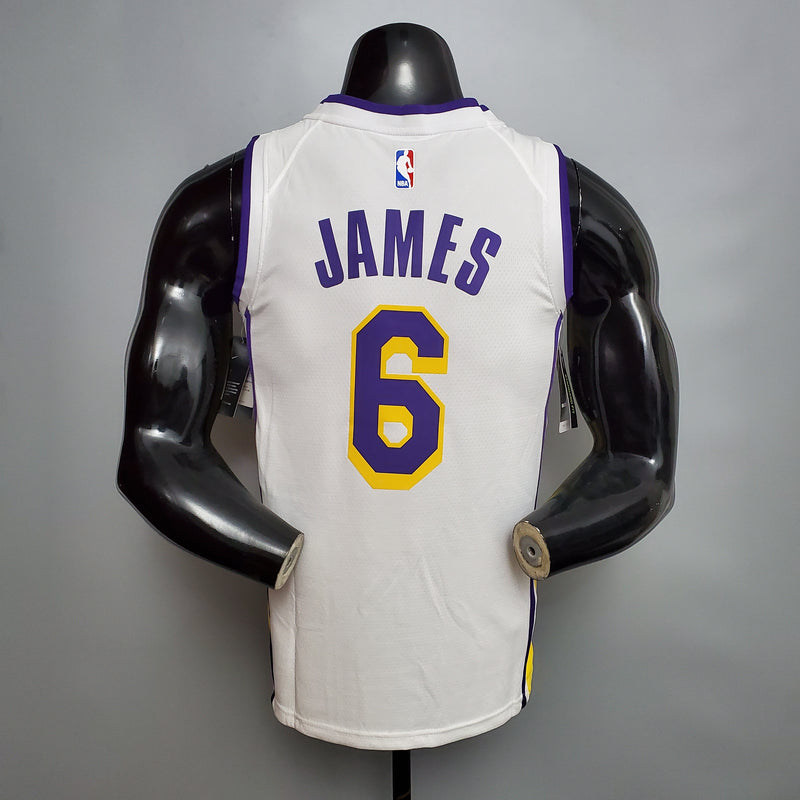 CAMISA LOS ANGELES LAKERS - BRANCA -
