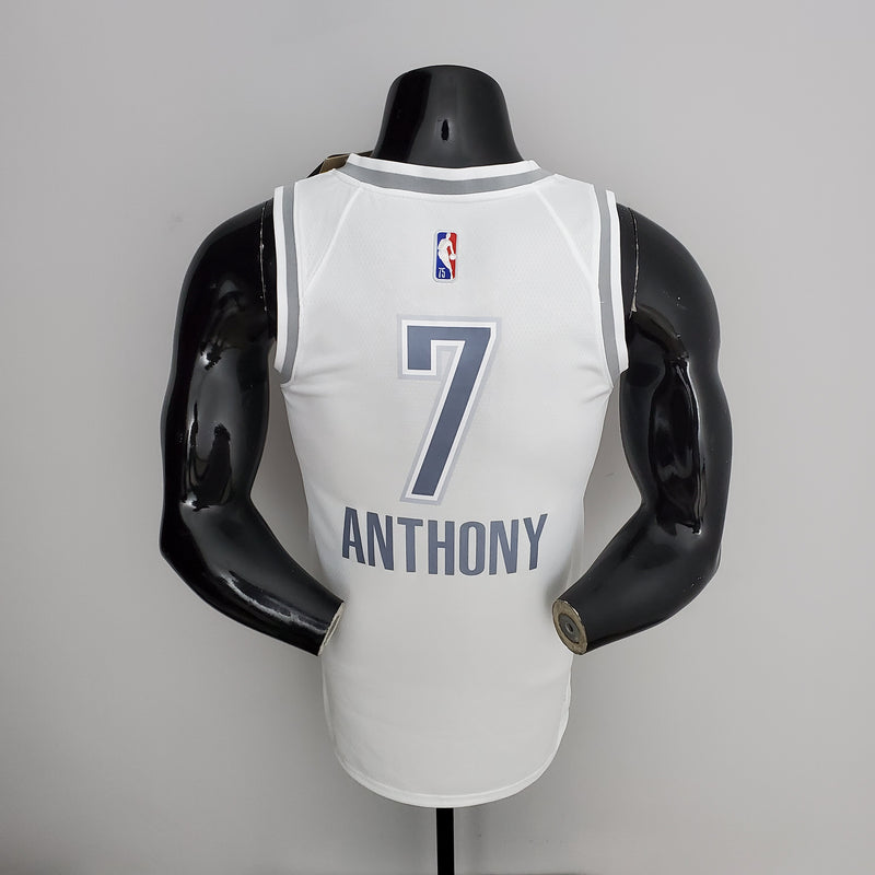 CAMISA OKLAHOMA CITY THUNDER - BRANCA COM NIKE BRILHANTE - CITY EDITION 75TH ANNIVERSARY - 2022