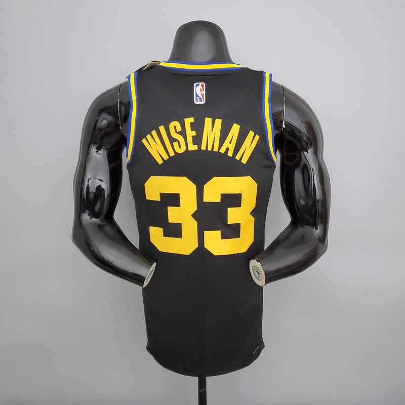 CAMISA GOLDEN STATE WARRIORS - PRETA COM NIKE BRILHANTE - CITY EDITION 75TH ANNIVERSARY - 2021/ 2022