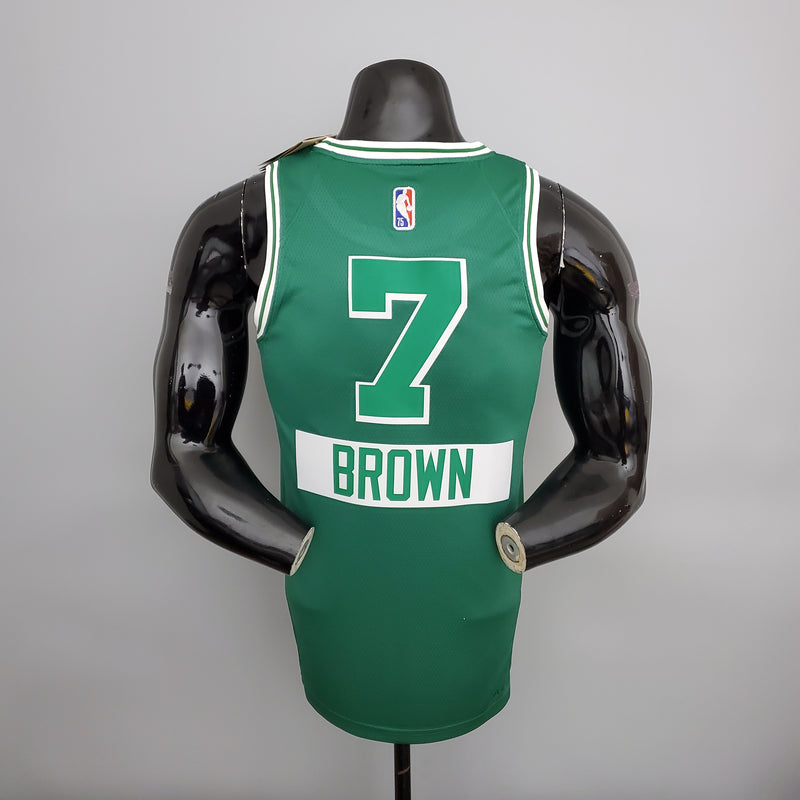 CAMISA BOSTON CELTICS - VERDE COM NIKE BRILHANTE - CITY EDITION 75TH ANNIVERSARY - 2021/ 2022