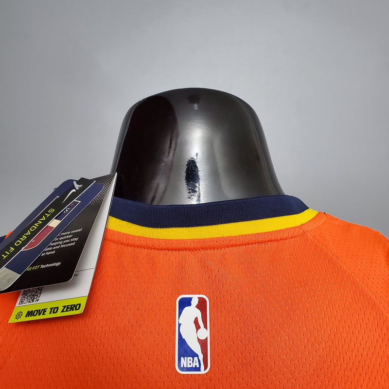 CAMISA GOLDEN STATE WARRIORS - LARANJA - 2021 -