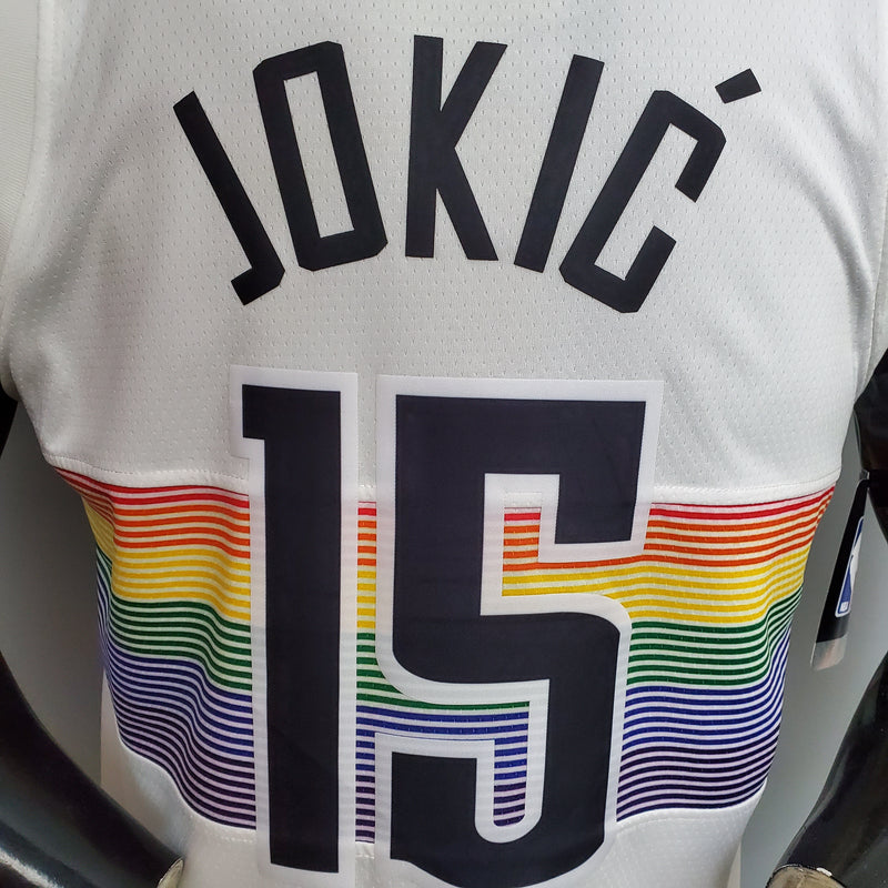 CAMISA DENVER NUGGETS - BRANCO -