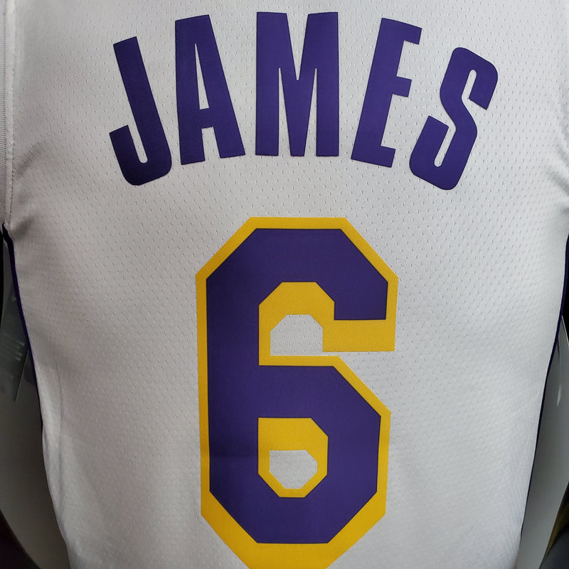 CAMISA LOS ANGELES LAKERS - BRANCA -