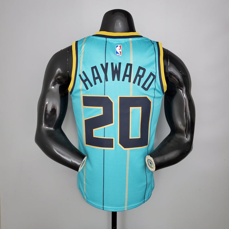 CAMISA CHARLOTTE HORNETS - VERDE ÁGUA -