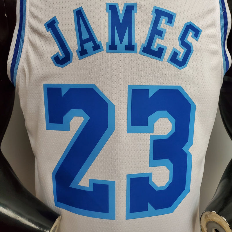 CAMISA LOS ANGELES LAKERS - BRANCA - CRENSHAW -