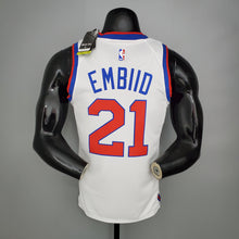 Carregar imagem no visualizador da galeria, CAMISA PHILADELPHIA 76ERS - BRANCA LIMITADA 2021  - #21 EMBIID
