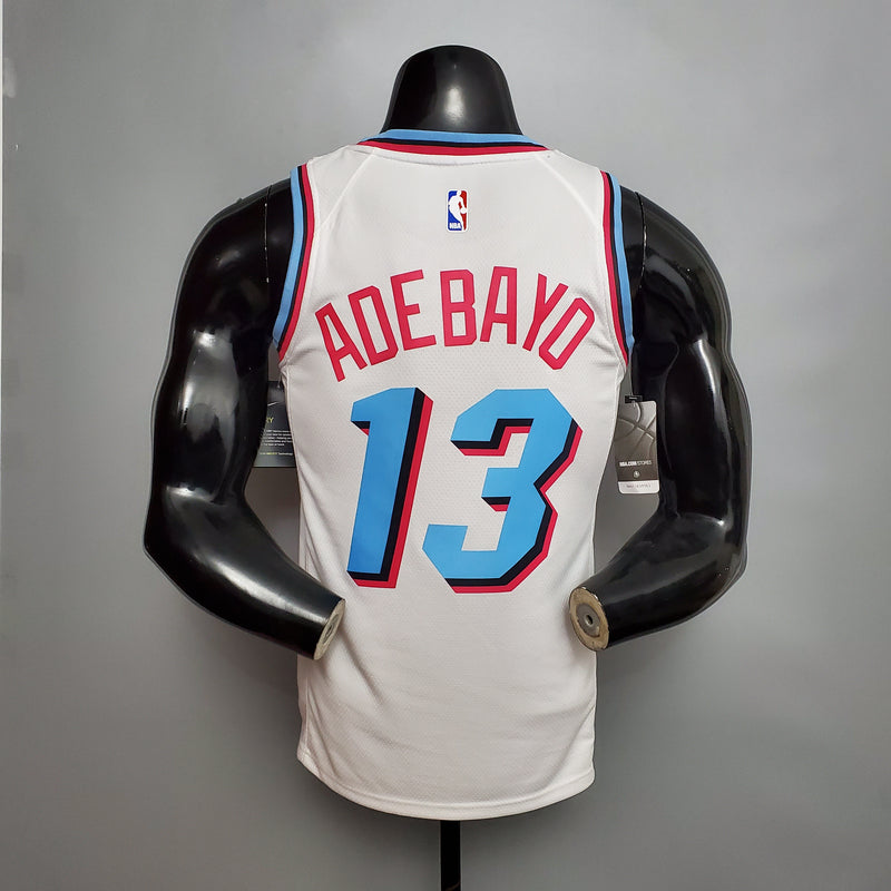 CAMISA MIAMI HEAT - BRANCA 20/21 -