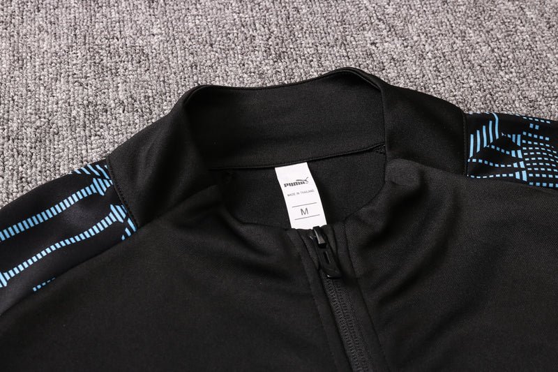 KIT PASSEIO - MANCHESTER CITY  - PRETO, AZUL E ROSÊ