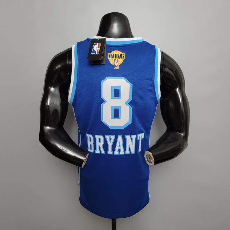 CAMISA LOS ANGELES LAKERS - AZUL - RETRÔ - NBA FINAIS DETAIL -