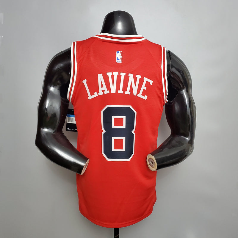 CAMISA CHICAGO BULLS - VERMELHA COM PRETO -