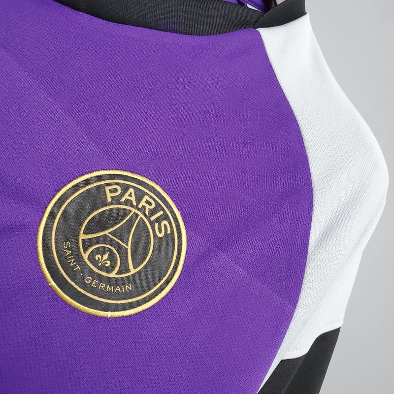CAMISA PARIS SAINT GERMAIN (PSG) - TREINO/TRAINING - ROXA - TORCEDOR - 20/21