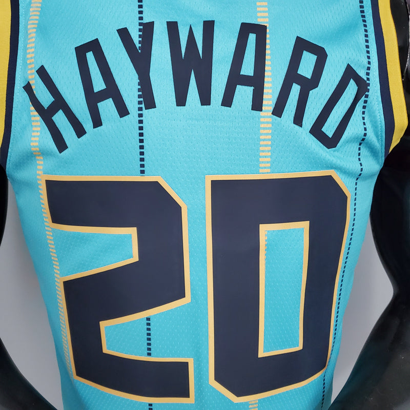CAMISA CHARLOTTE HORNETS - VERDE ÁGUA -