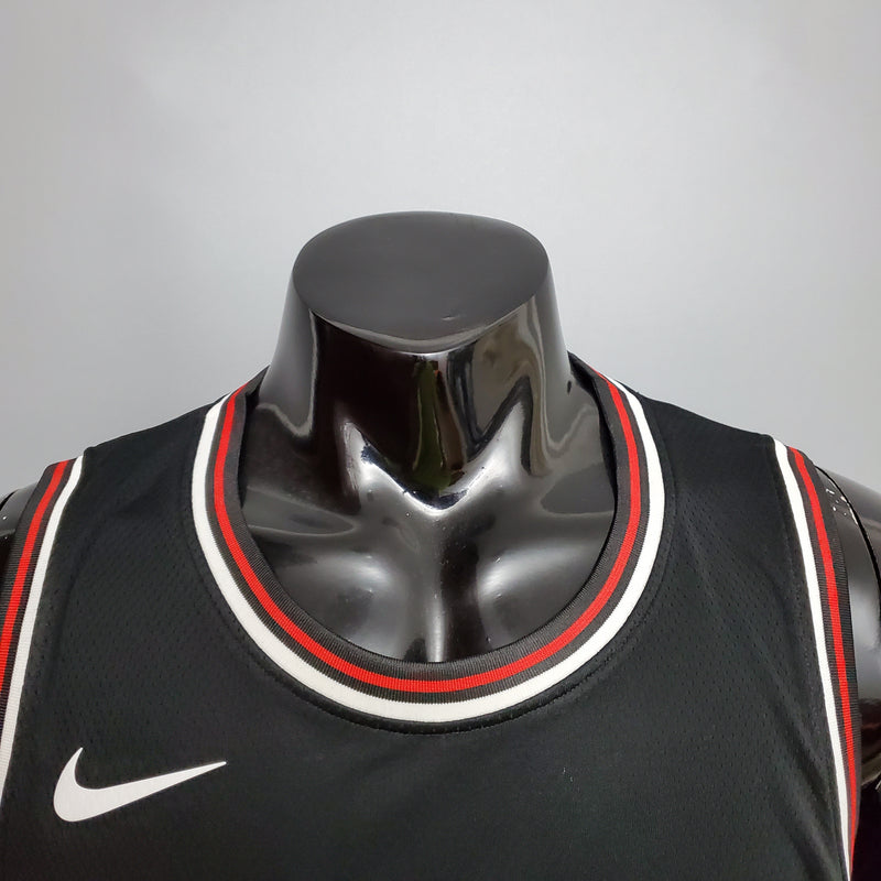 CAMISA CHICAGO BULLS - PRETA COM VERMELHO -