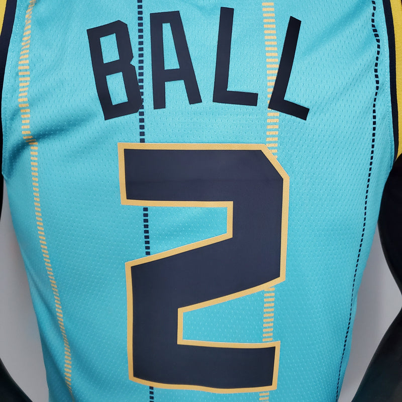 CAMISA CHARLOTTE HORNETS - VERDE ÁGUA -