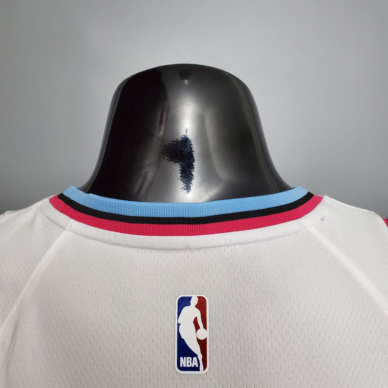 CAMISA MIAMI HEAT - BRANCA 20/21 -