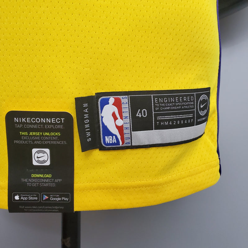 CAMISA LOS ANGELES LAKERS - AMARELA -