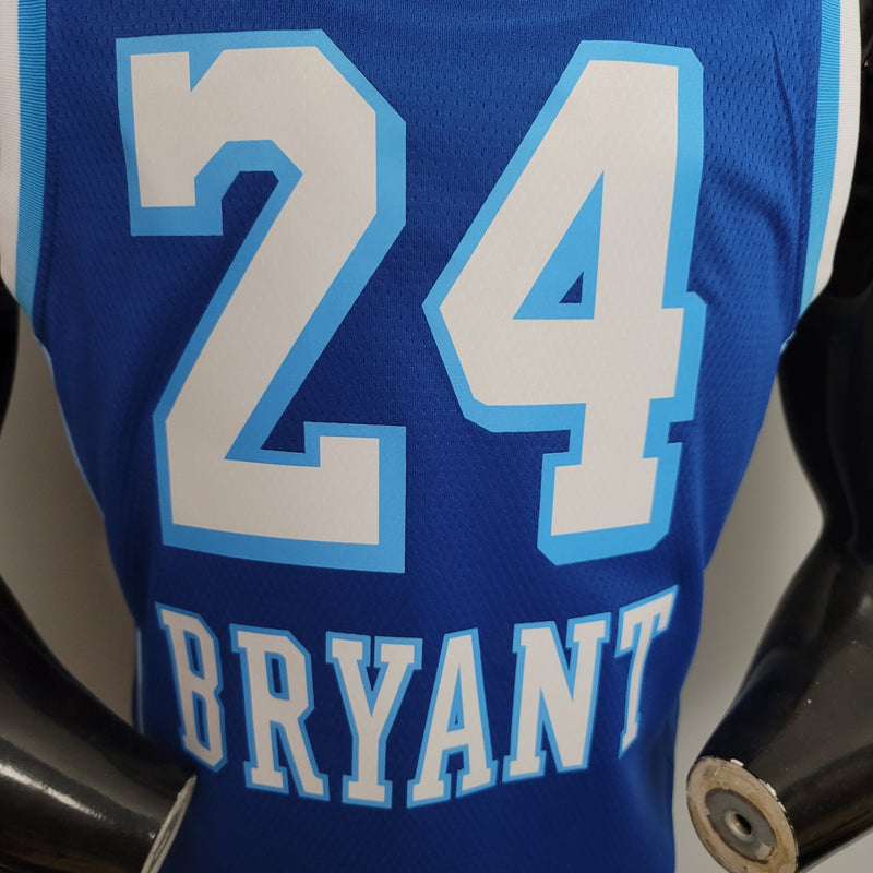CAMISA LOS ANGELES LAKERS - AZUL - RETRÔ - NBA FINAIS DETAIL -