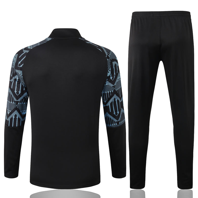 KIT PASSEIO - MANCHESTER CITY  - PRETO, AZUL E ROSÊ