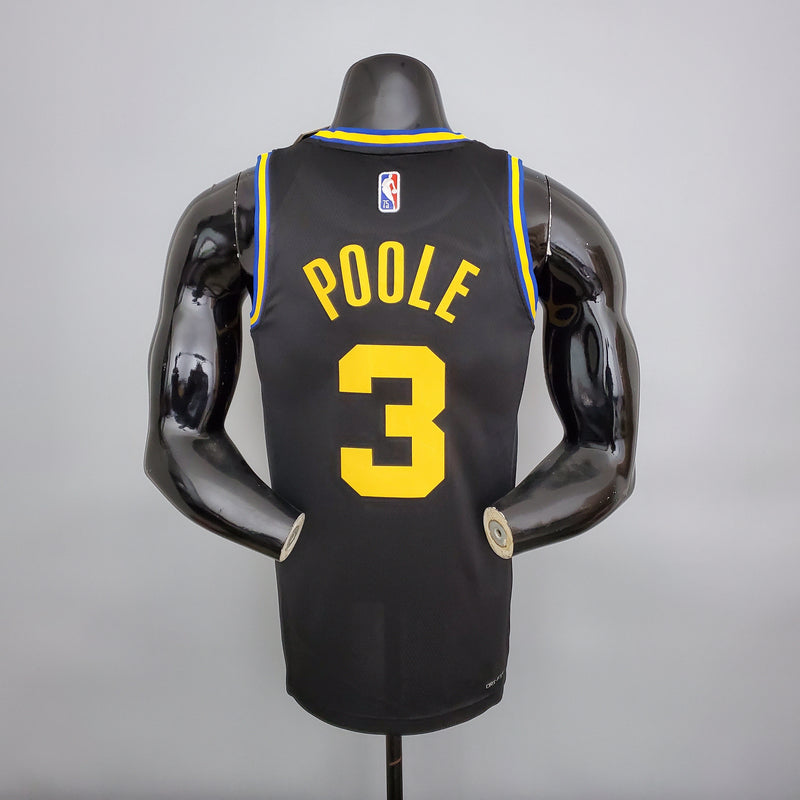 CAMISA GOLDEN STATE WARRIORS - PRETA COM NIKE BRILHANTE - CITY EDITION 75TH ANNIVERSARY - 2021/ 2022
