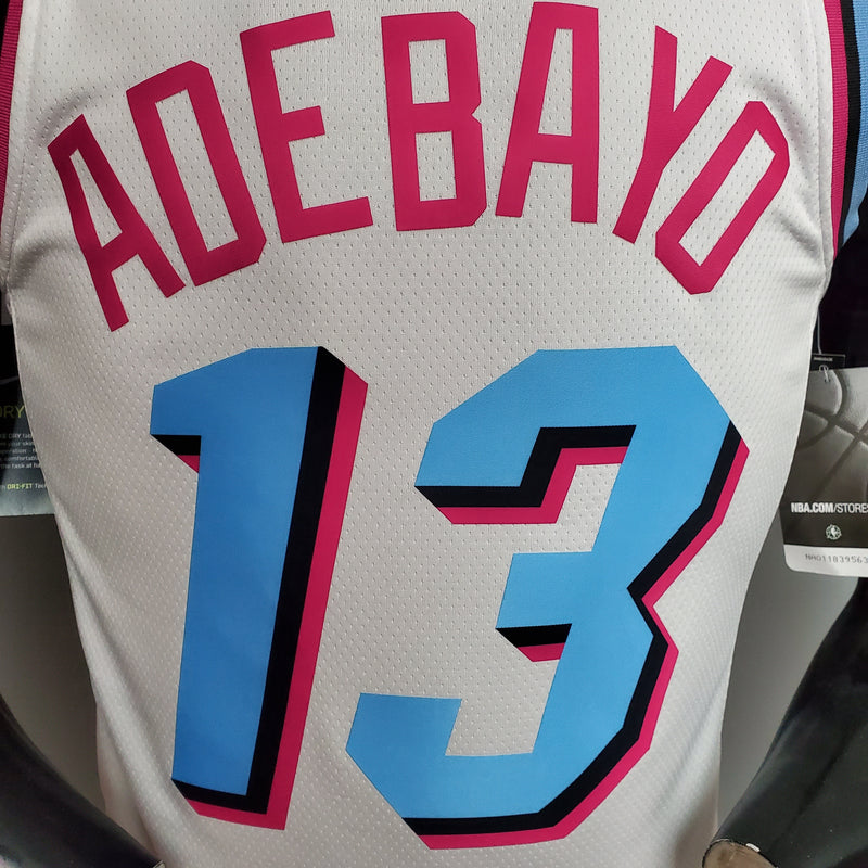CAMISA MIAMI HEAT - BRANCA 20/21 -