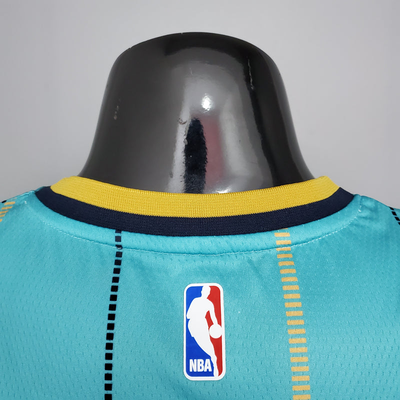 CAMISA CHARLOTTE HORNETS - VERDE ÁGUA -