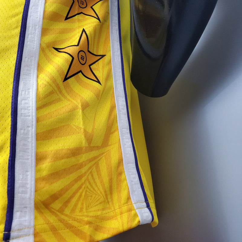 CAMISA LOS ANGELES LAKERS - AMARELA -