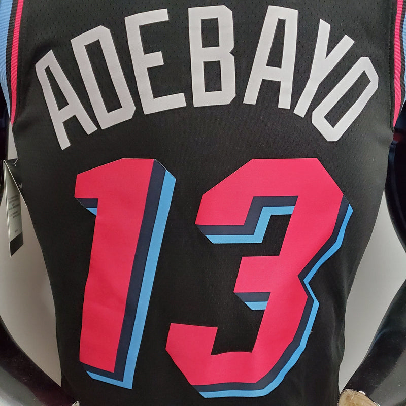 CAMISA MIAMI HEAT - PRETA 20/21 -