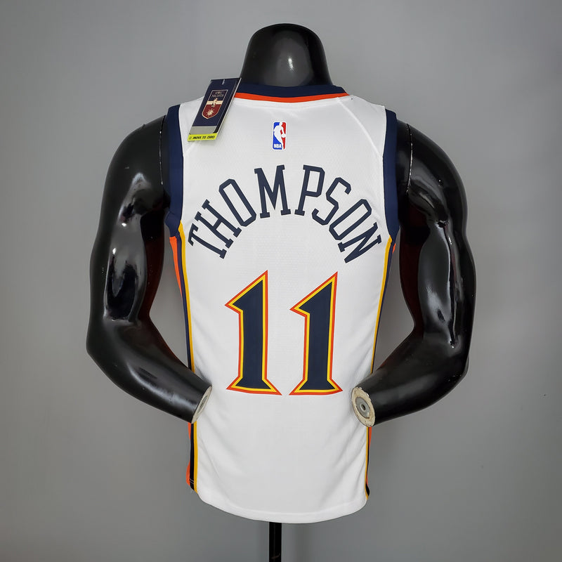 CAMISA GOLDEN STATE WARRIORS - BRANCO E LARANJA - 2021 -