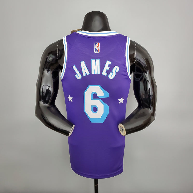 CAMISA LAKERS - ROXA - 75TH ANNIVERSARY CITY EDITION - 2021/ 2022