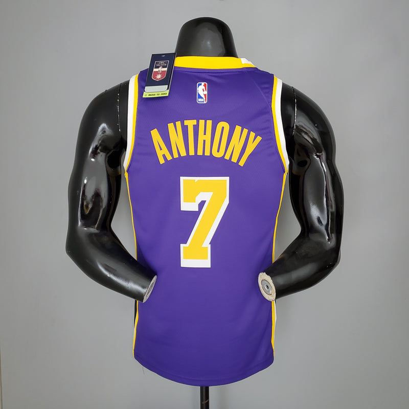 CAMISA LOS ANGELES LAKERS - ROXA E AMARELA -