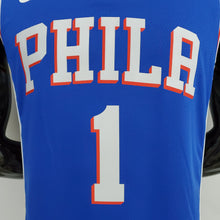 Carregar imagem no visualizador da galeria, CAMISA PHILADELPHIA 76ERS - AZUL - 21/22
