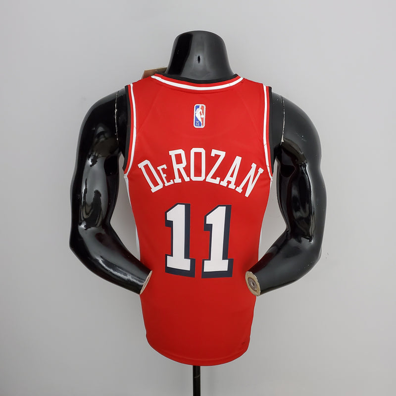 CAMISA CHICAGO BULLS - VERMELHA COM NIKE BRILHANTE - CITY EDITION 75TH ANNIVERSARY - 2022