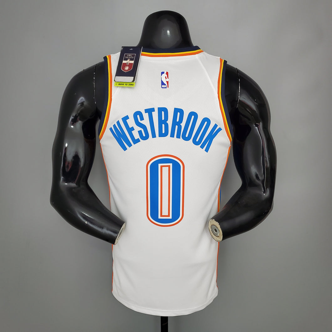 CAMISA OKLAHOMA CITY THUNDER - TEMPORADA 21/22 - BRANCA