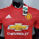 CAMISA MANCHESTER UNITED - CASA/ HOME - JOGADOR - 20/21